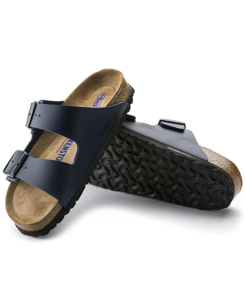 Birkenstock Comfortable Birko-Flor Sandals with Adjustable Straps in Blue - 36 EU