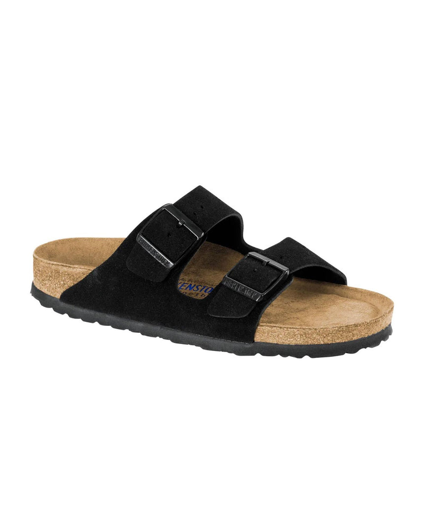 Birkenstock Adjustable Strap Cork Sandals with Deep Heel Cup & Arch Support in Black - 37 EU