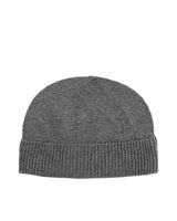 Crown of Edinburgh Cashmere Women's Cashmere Womens Classic Beanie in Grey - One Size