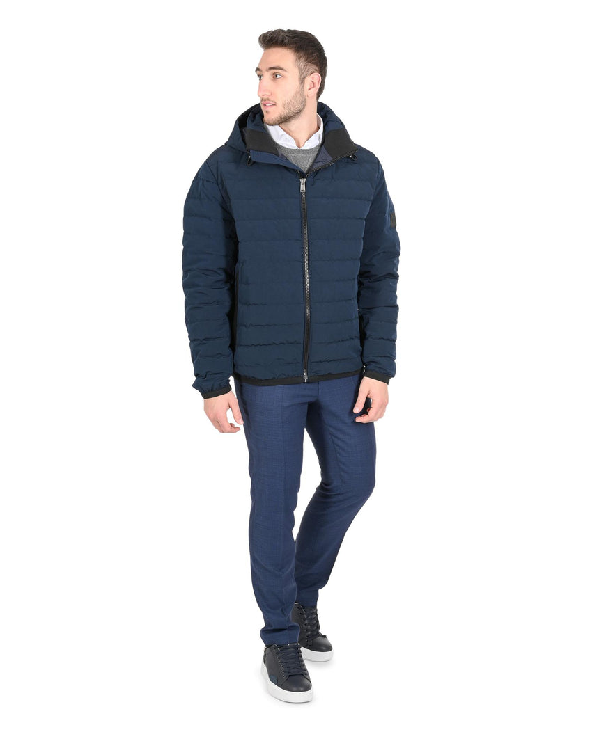 Hugo Boss Men's Dark Blue Polyester-Polyamide Outerwear in Dark blue - 58 CN