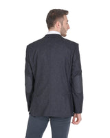 Hugo Boss Men's Dark Blue Wool Blend Jacket in Dark blue - 48 EU