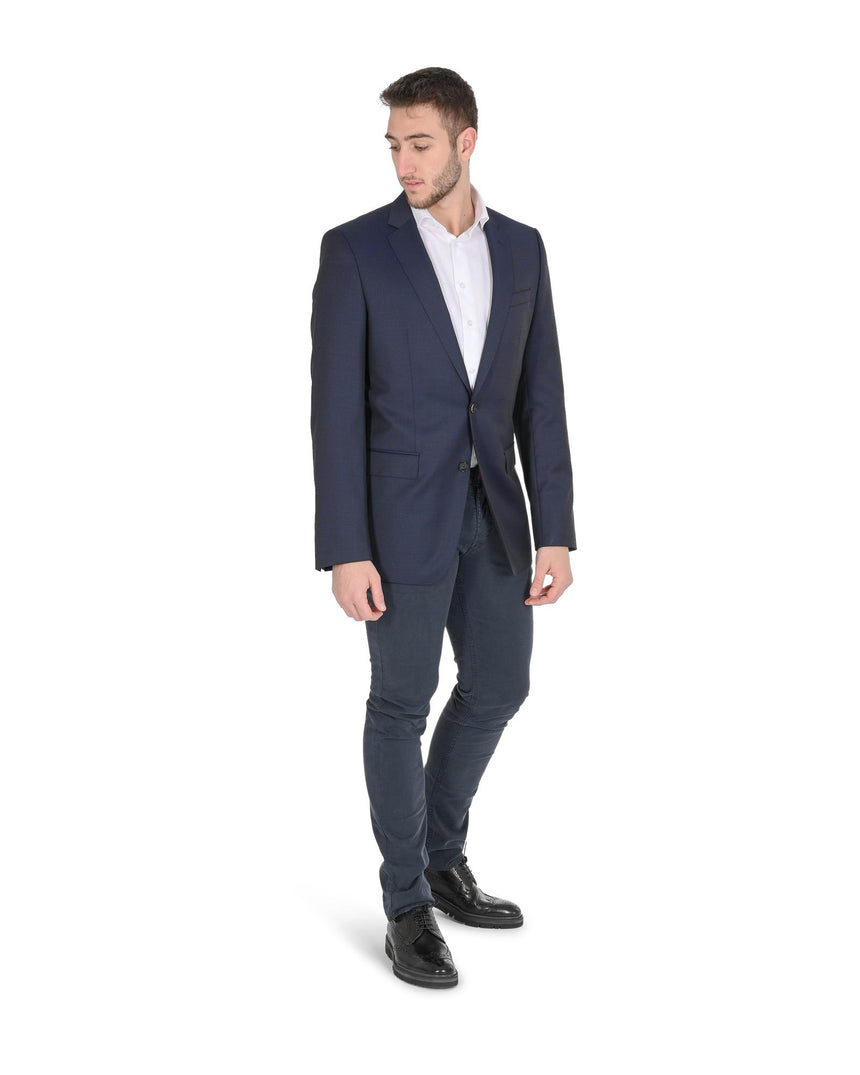 Hugo Boss Men's Dark Blue Wool Jacket in Dark blue - 98 cm