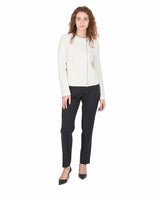 Hugo Boss Women's White Nylon Blend Jacket in White - 36 EU