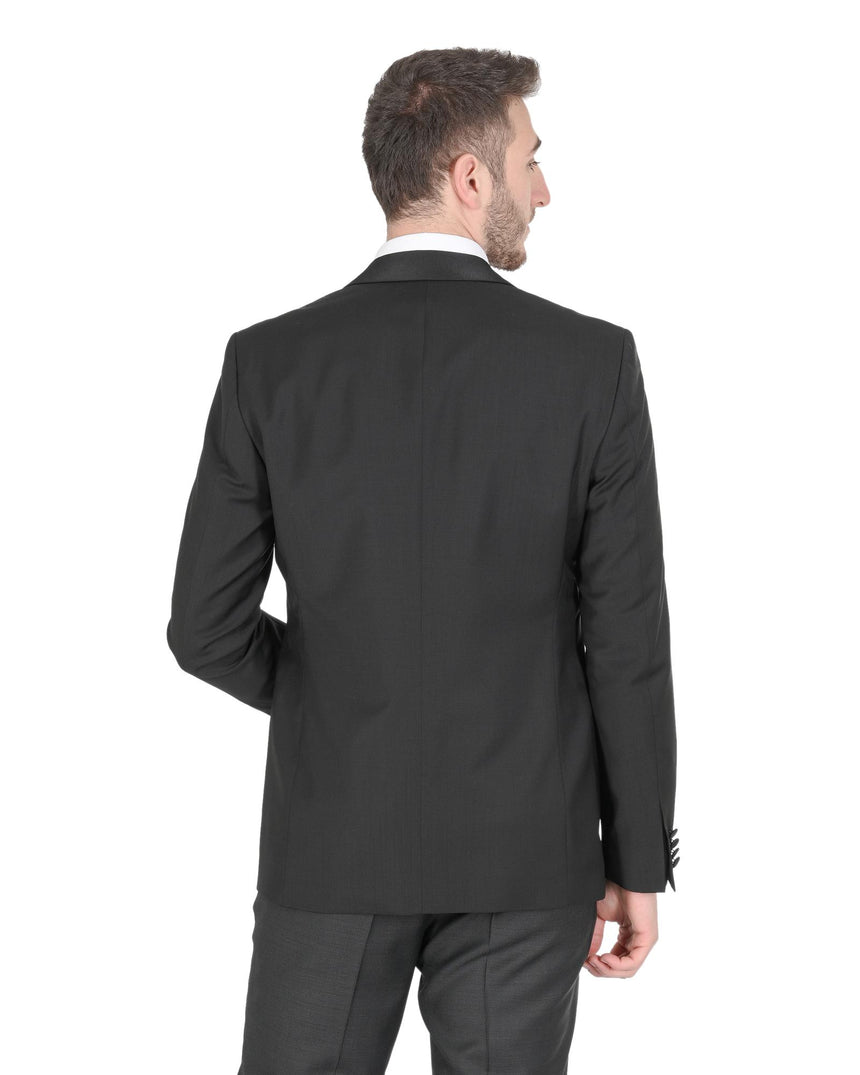 Hugo Boss Men's Black Wool Jacket in Black - 44 EU