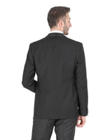 Hugo Boss Men's Black Wool Jacket in Black - 60 CN