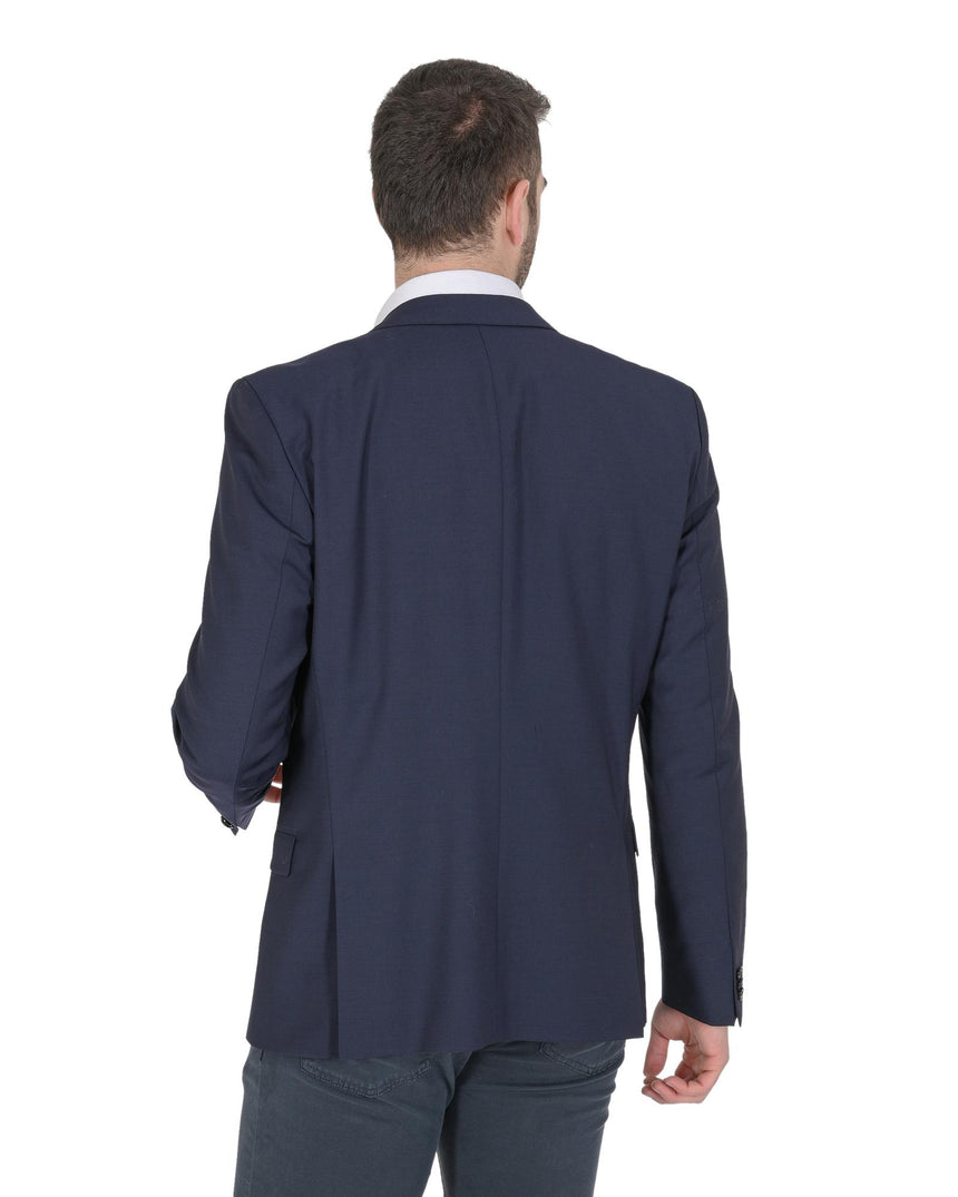 Hugo Boss Men's Dark Blue Wool Blend Jacket in Dark blue - 98 cm