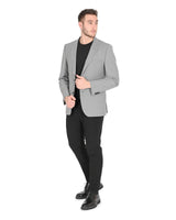 Hugo Boss Men's Grey Wool Blend Jacket in Grey - 52 EU