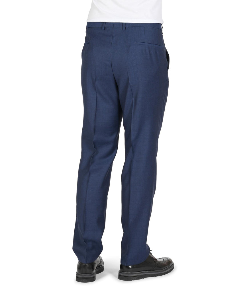 Hugo Boss Men's Blue Wool Blend Trousers in Blue - 27 EU