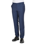 Hugo Boss Men's Blue Wool Blend Trousers in Blue - 54 EU