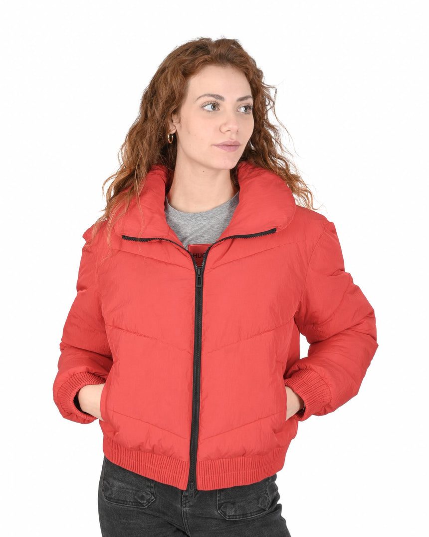 Hugo Boss Women's Red Polyamide Jacket in Red - XS