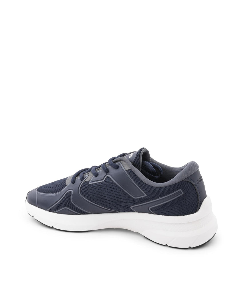 Hugo Boss Men's Blue Thermoplastic Sneakers with Ethylene Vinyl Acetate Sole in Dark blue - 44 EU