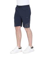 Hugo Boss Men's Recycled Polyester Navy Pants with Elastane in Navy blue - M