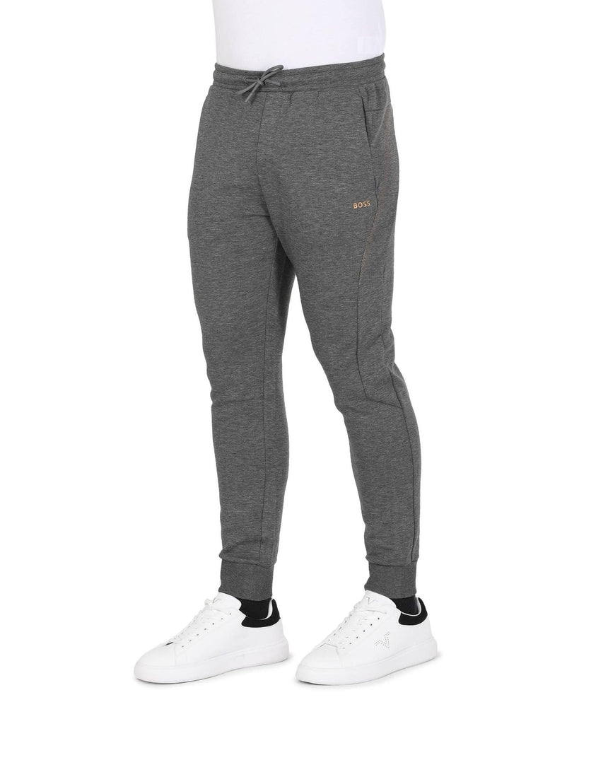 Hugo Boss Men's Grey Cotton Blend Stretch Pants in Grey - M