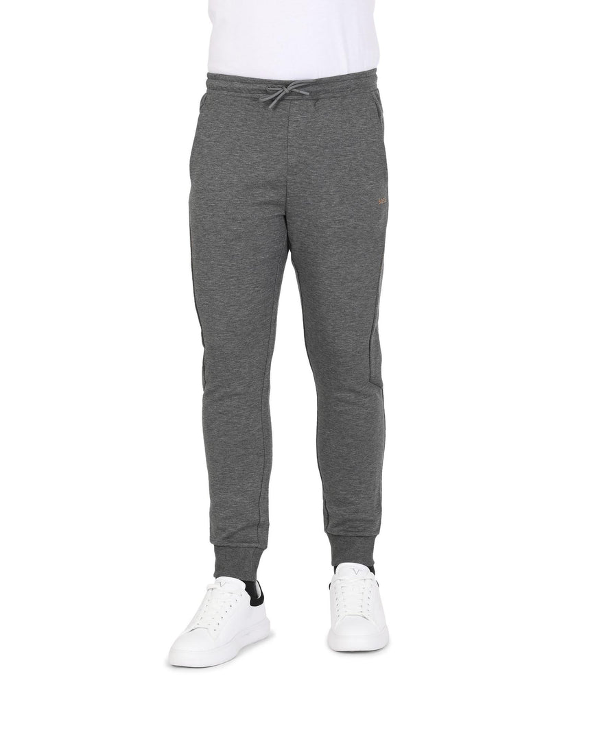 Hugo Boss Men's Grey Cotton Blend Stretch Pants in Grey - S