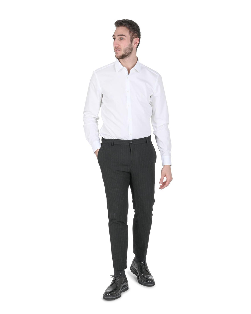 Hugo Boss Men's Cotton Mens Shirt in White - 41 EU