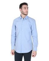 Hugo Boss Men's Light Blue Cotton Shirt in Sky blue - 39 EU