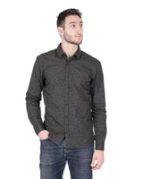 Hugo Boss Men's Black Cotton Mens Shirt in Black - M