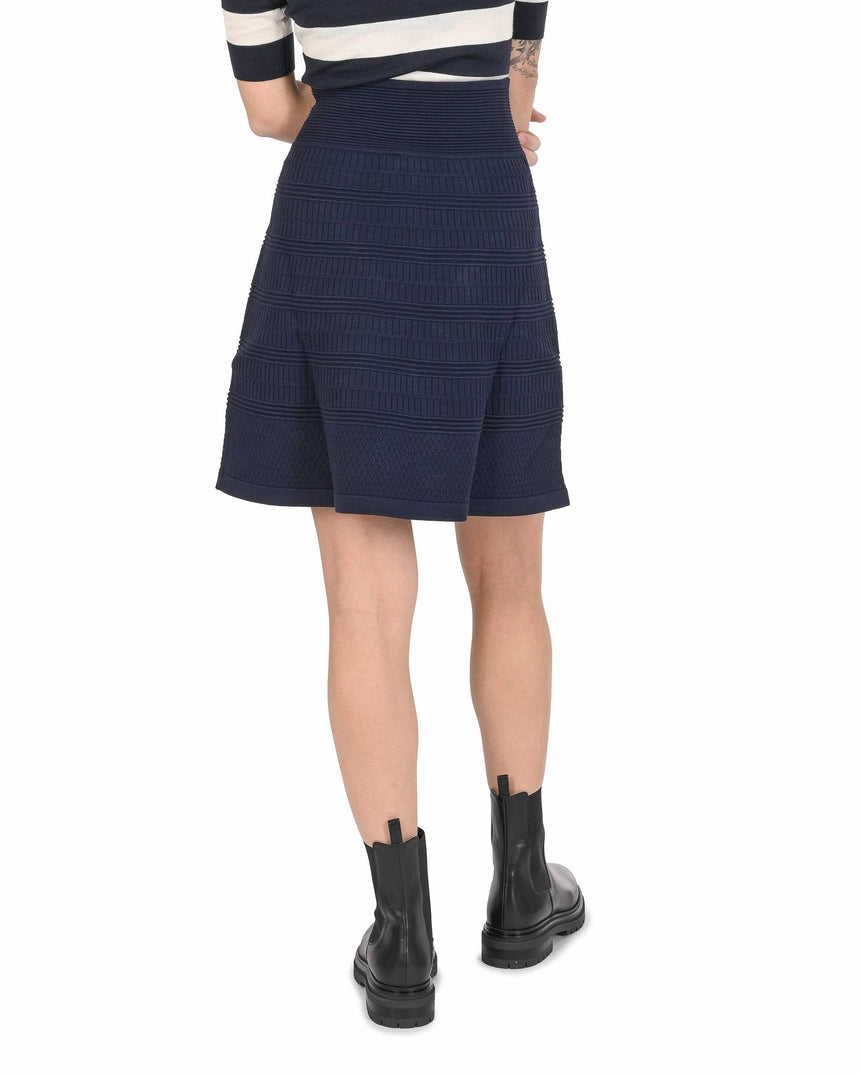 Hugo Boss Women's Viscose-Polyester Skirt in Blue - XS