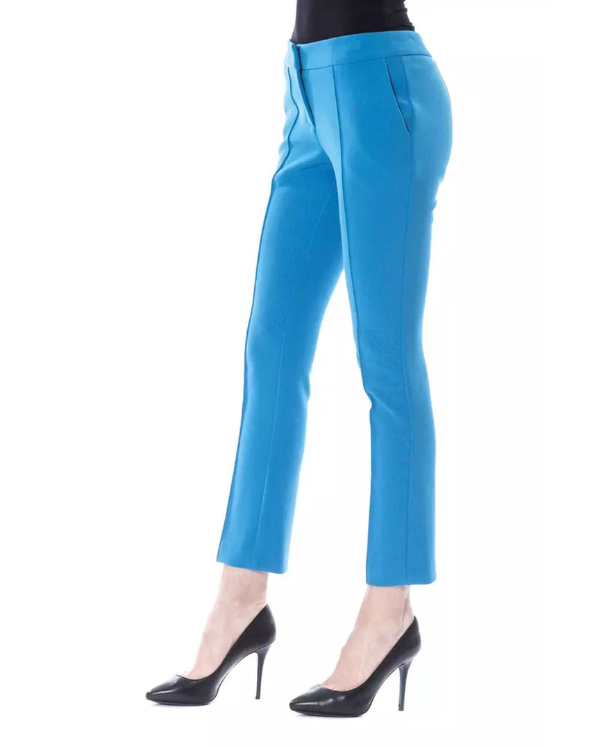 Lateral Closure Skinny Pants with Frontal Application 40 IT Women