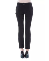 Lateral Closure Skinny Pants with Frontal Application 38 IT Women