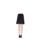 Black Leather Mini Skirt W42 US Women