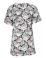 Cavalli Class Women's White Cotton Dress - 2XL