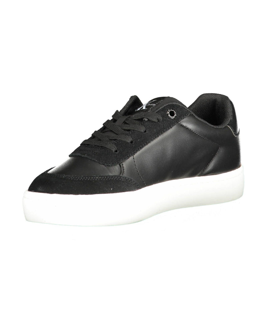 Calvin Klein Women's Black Polyester Sneaker - 39 EU