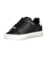 Calvin Klein Women's Black Polyester Sneaker - 41 EU