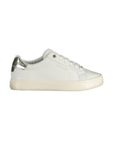 Calvin Klein Women's White Polyester Sneaker - 36 EU