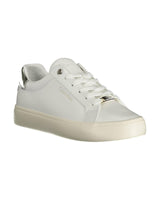 Calvin Klein Women's White Polyester Sneaker - 38 EU