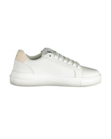 Calvin Klein Women's White Polyester Sneaker - 39 EU