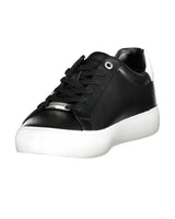 Calvin Klein Women's Black Nylon Sneaker - 36 EU