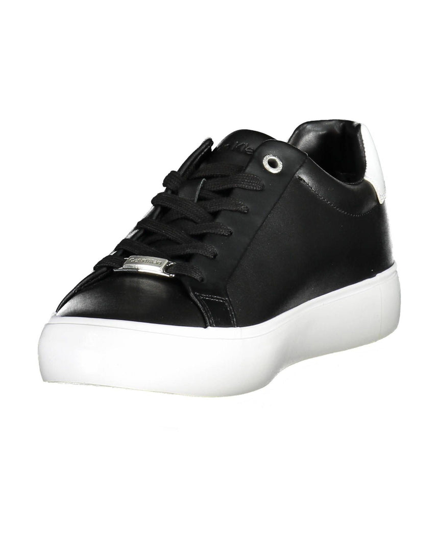 Calvin Klein Women's Black Nylon Sneaker - 40 EU