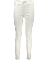 Calvin Klein Women's White Cotton Jeans & Pant - W26 US