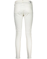 Calvin Klein Women's White Cotton Jeans & Pant - W26 US