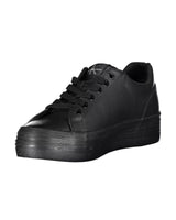 Calvin Klein Women's Black Polyester Sneaker - 40 EU