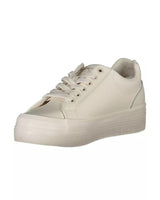 Calvin Klein Women's White Polyester Sneaker - 39 EU