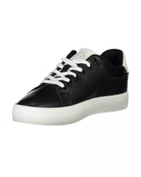 Calvin Klein Women's Black Polyester Sneaker - 36 EU