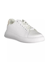 Calvin Klein Women's White Polyester Sneaker - 39 EU