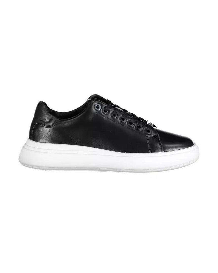 Calvin Klein Women's Black Polyester Sneaker - 37 EU