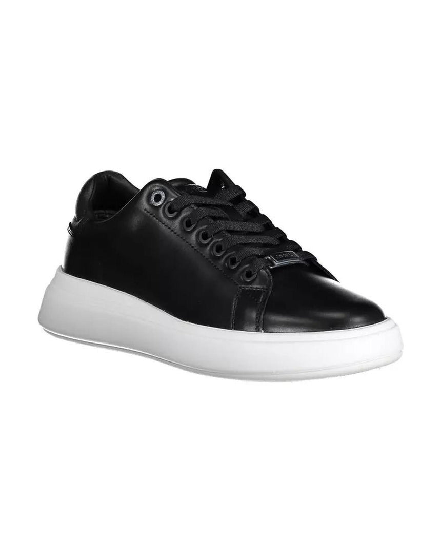 Calvin Klein Women's Black Polyester Sneaker - 37 EU