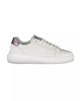 Calvin Klein Women's White Polyester Sneaker - 41 EU