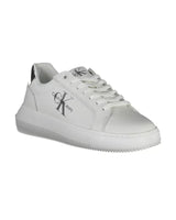 Calvin Klein Women's White Polyester Sneaker - 36 EU