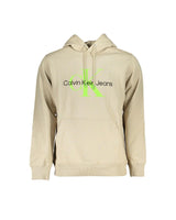 Calvin Klein Men's Beige Cotton Sweater - M