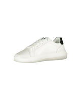 Calvin Klein Men's White Polyester Sneaker - 40 EU