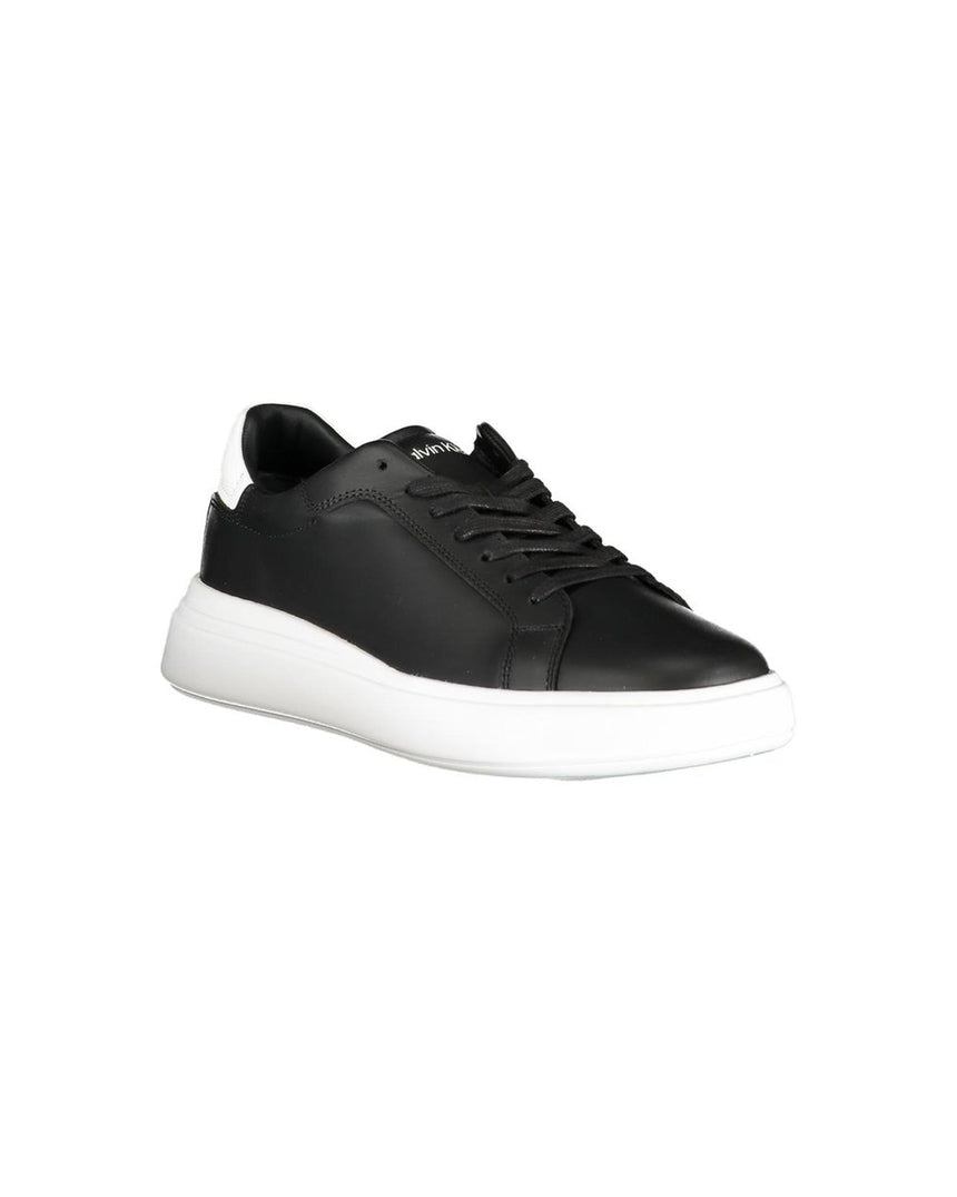 Calvin Klein Men's Black Polyester Sneaker - 44 EU