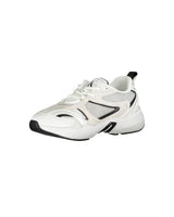 Calvin Klein Women's White Polyester Sneaker - 40 EU