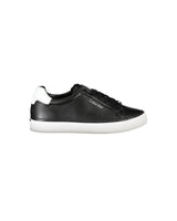 Calvin Klein Women's Black Polyester Sneaker - 36 EU