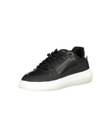 Calvin Klein Men's Black Polyester Sneaker - 45 EU