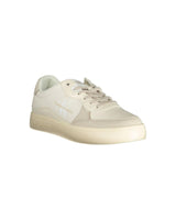 Calvin Klein Men's White Polyester Sneaker - 40 EU